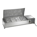 48" Refrigerated Countertop Condiment Prep Station H21833
