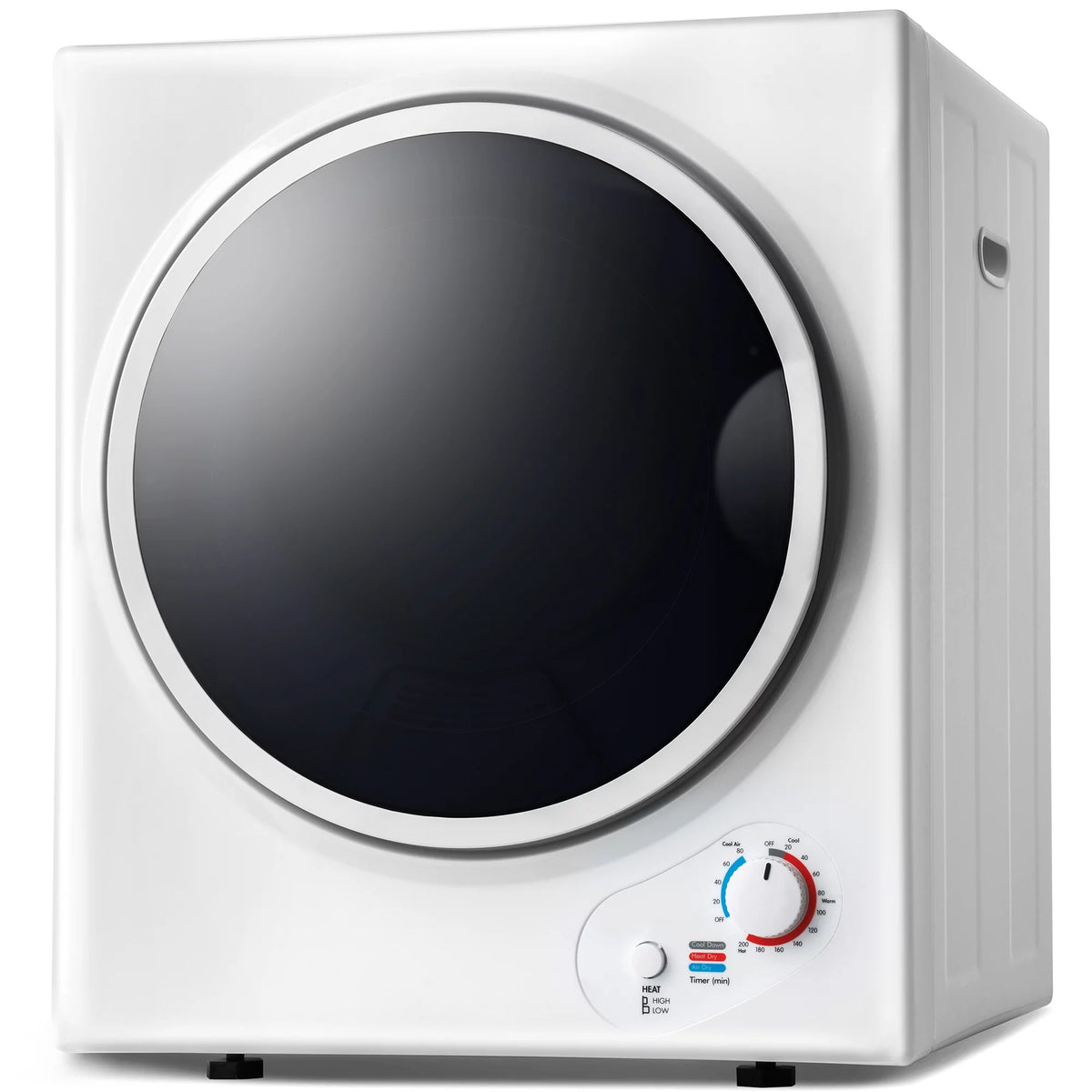 850W Portable Front Load Electric Clothes Dryer with 5 Drying Modes X407230