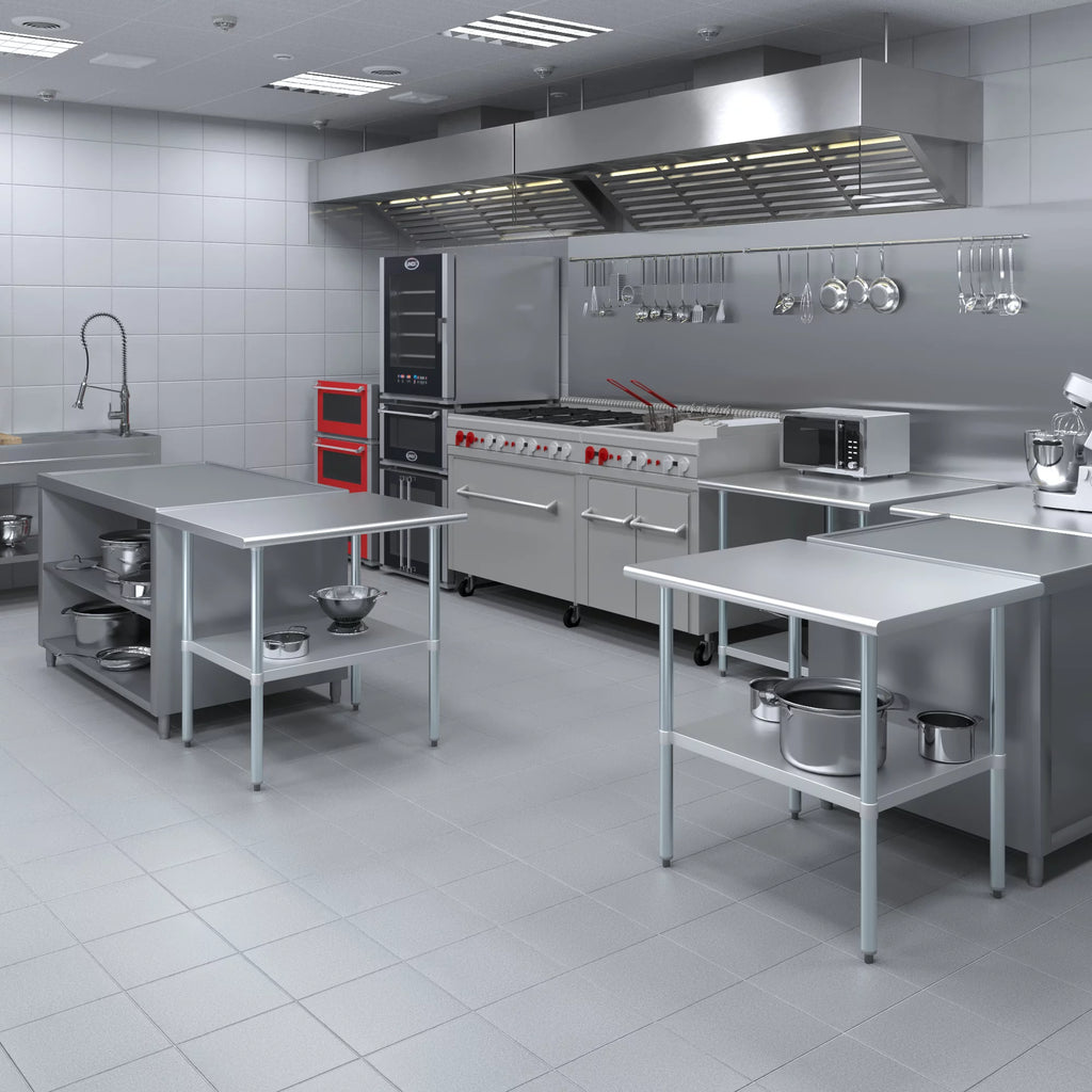 36" Stainless Steel Work Table with Undershelf K8344