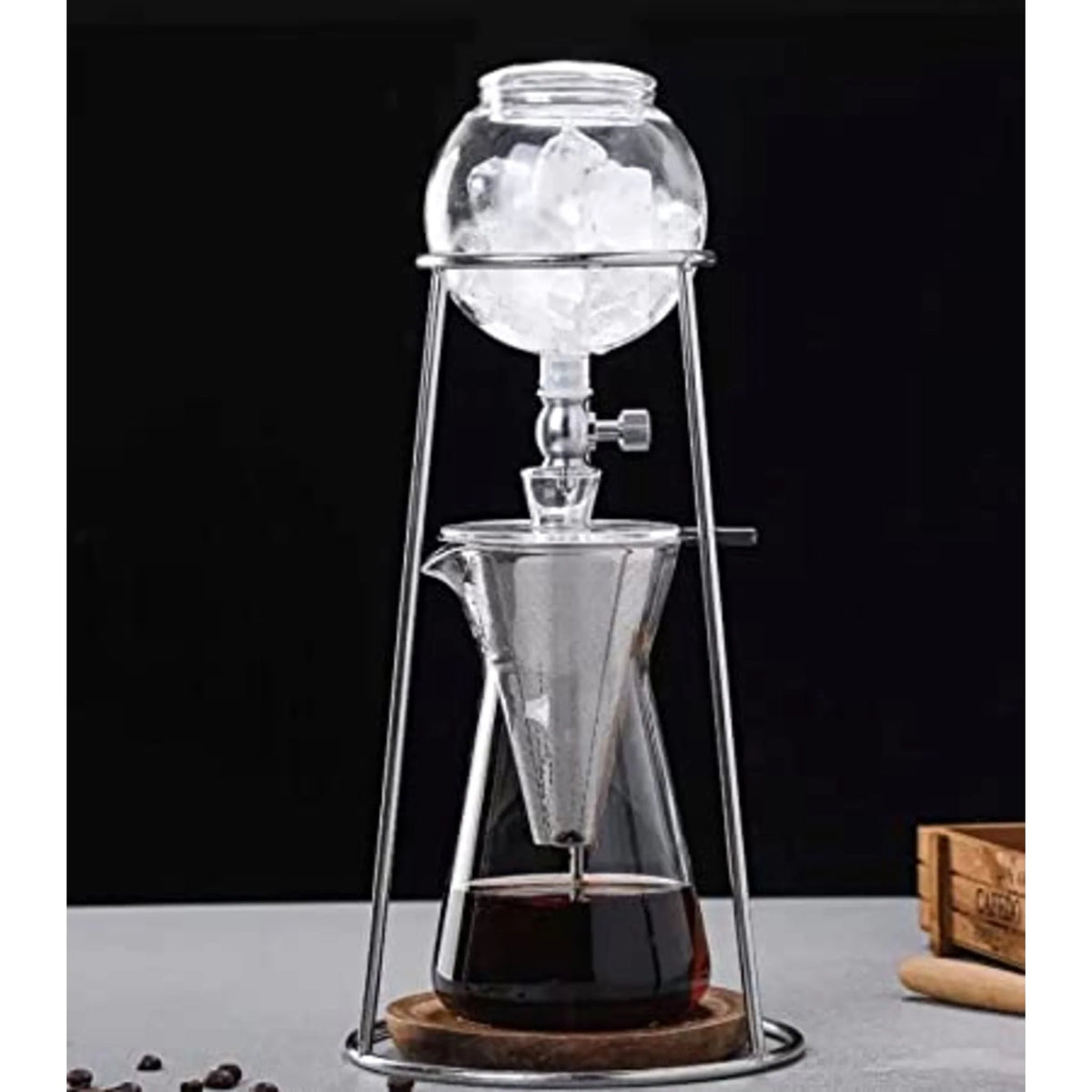 Iced Coffee Cold Brew Drip Coffee Maker 400mL Borosilicate Glass A6771