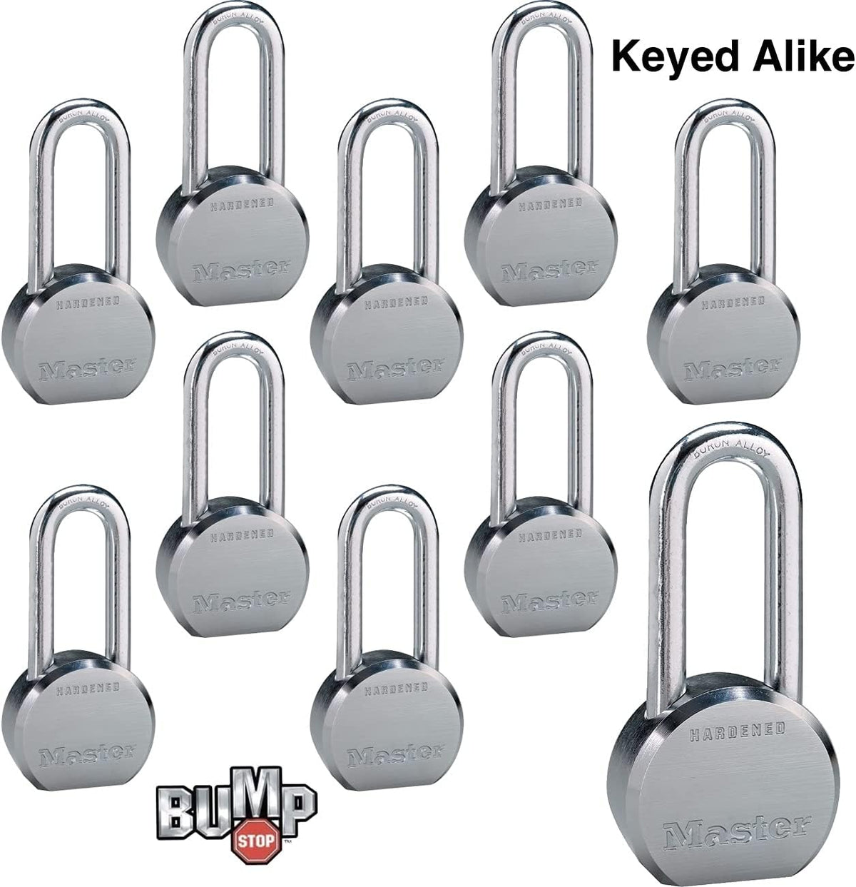 4 High Security Pro Series Keyed Alike Padlocks E5628