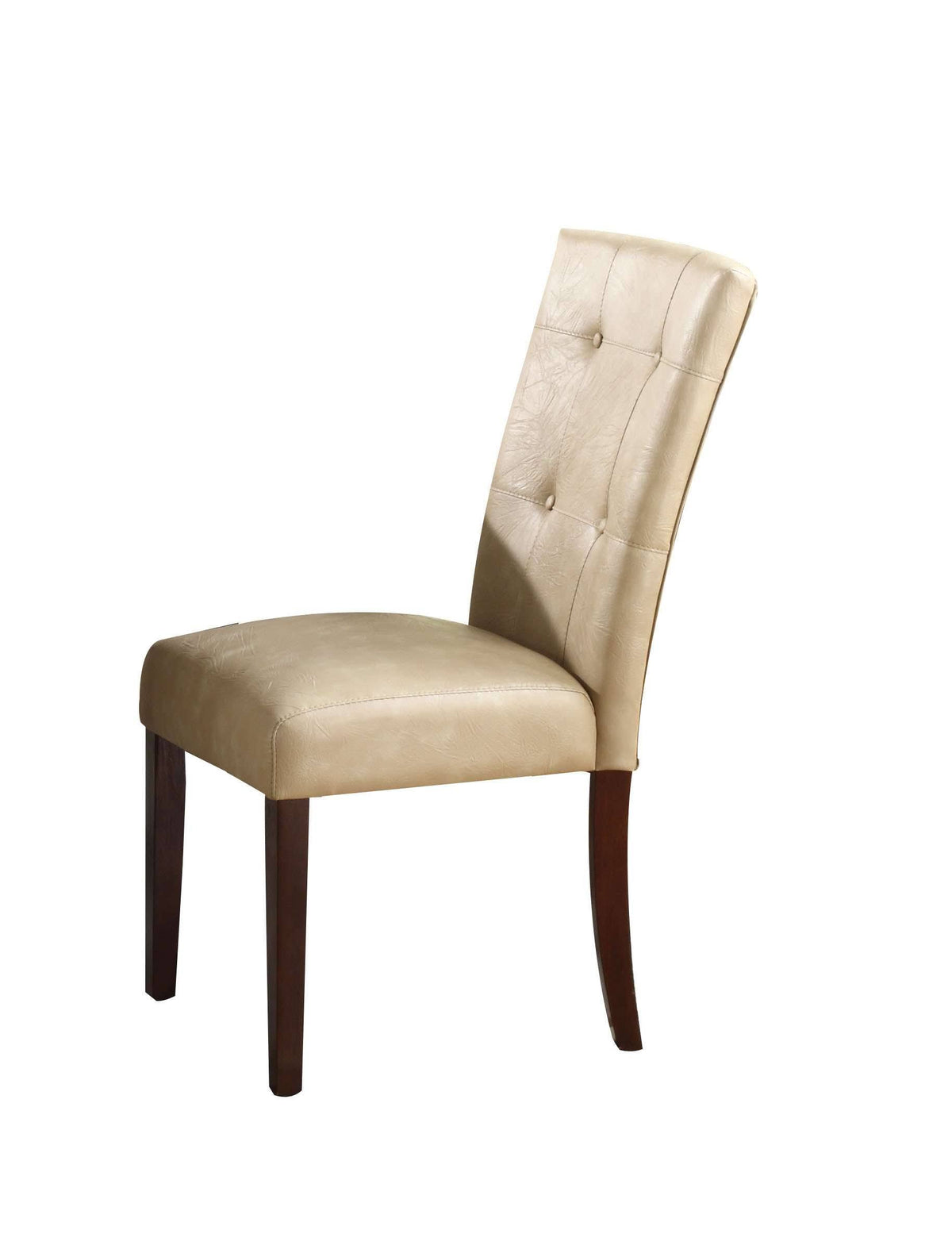 Cream/Walnut Side Chair (Set of 2) Q8497