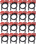 Black 10' Female to Male XLR Mic Cable E2370