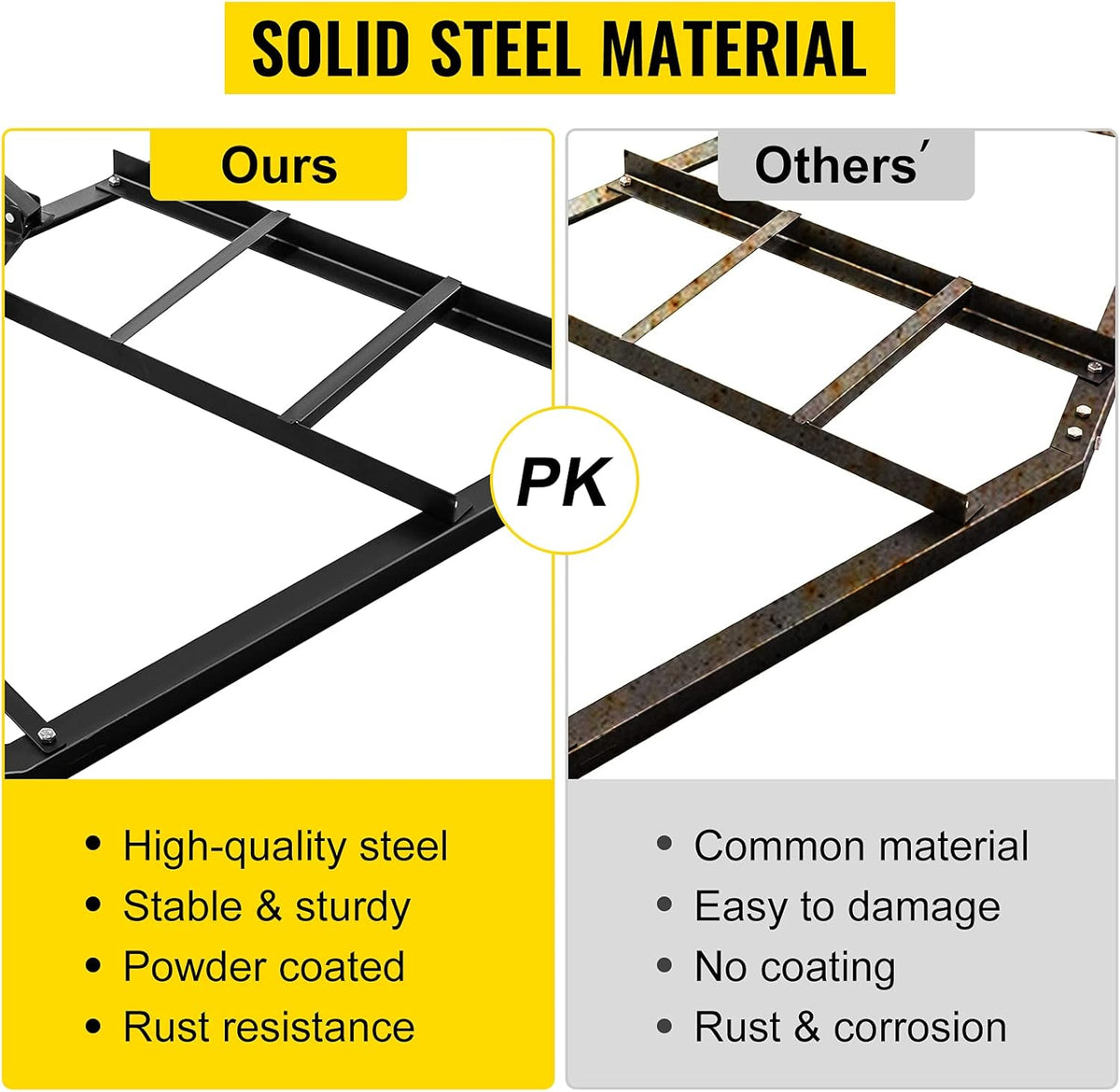 66" Width Tow Behind Steel Driveway Drag Harrow R56538