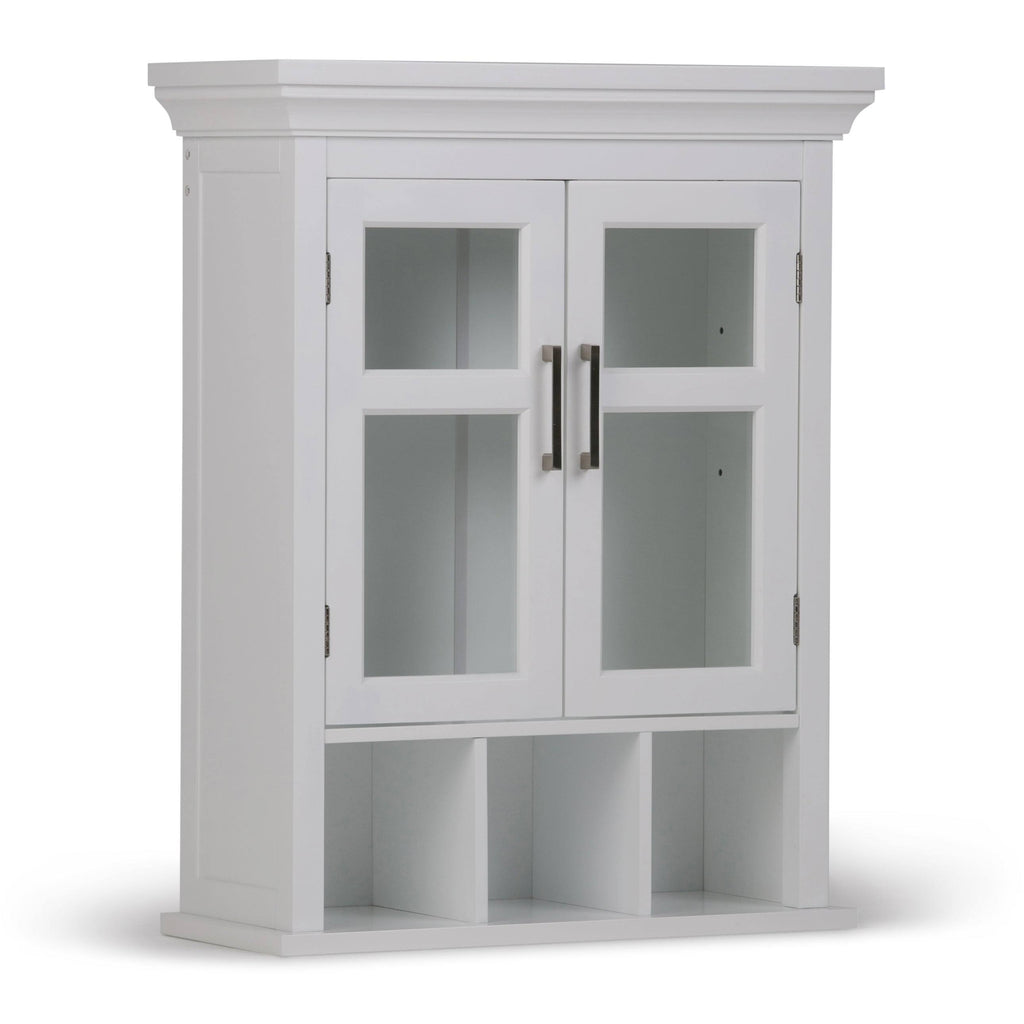 White Two-Door Bathroom Wall Cabinet N564632