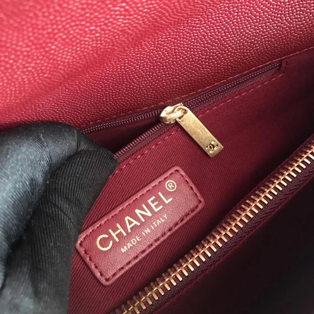 Dark Red Handbag L469481