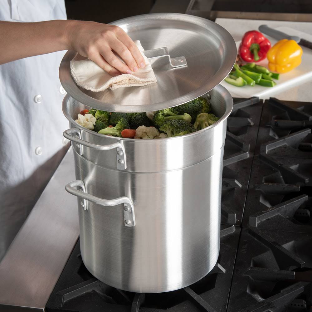 12 Qt. Aluminum Double Boiler A17673