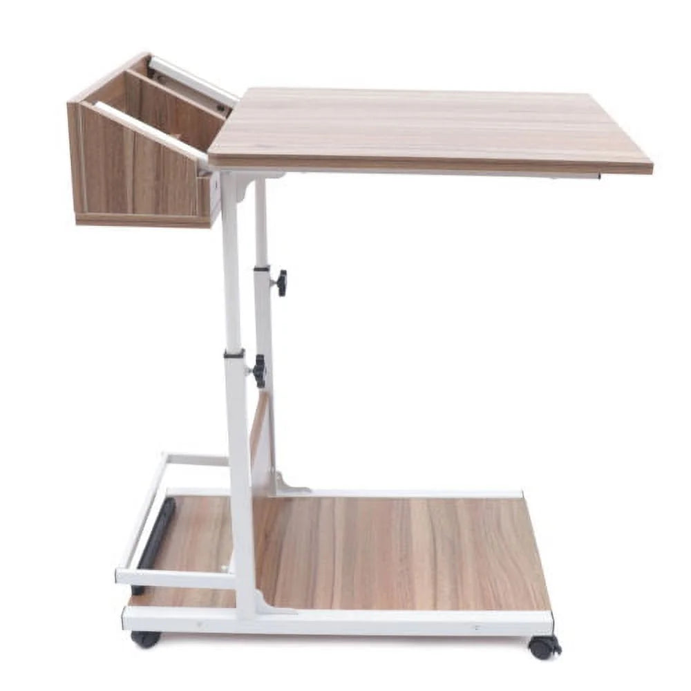 Adjustable C Table with Wheels W803
