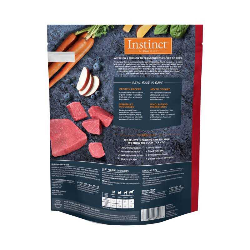 Grain Free Real Beef Recipe Dog Food V815885