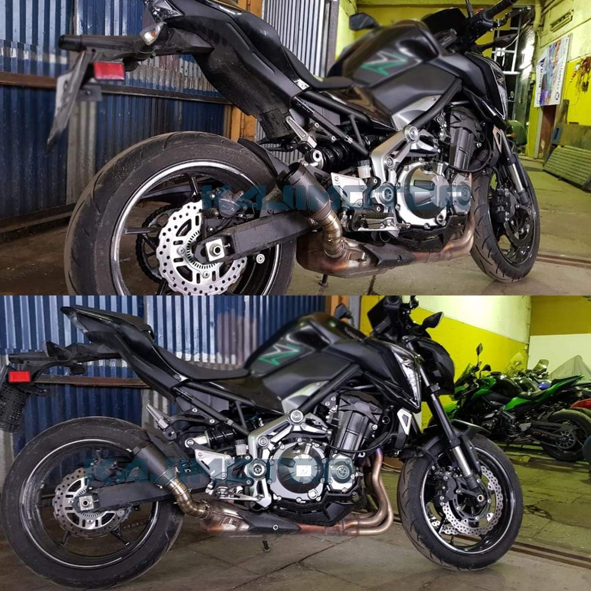 51mm Round Carbon Fiber Exhaust Muffler H980