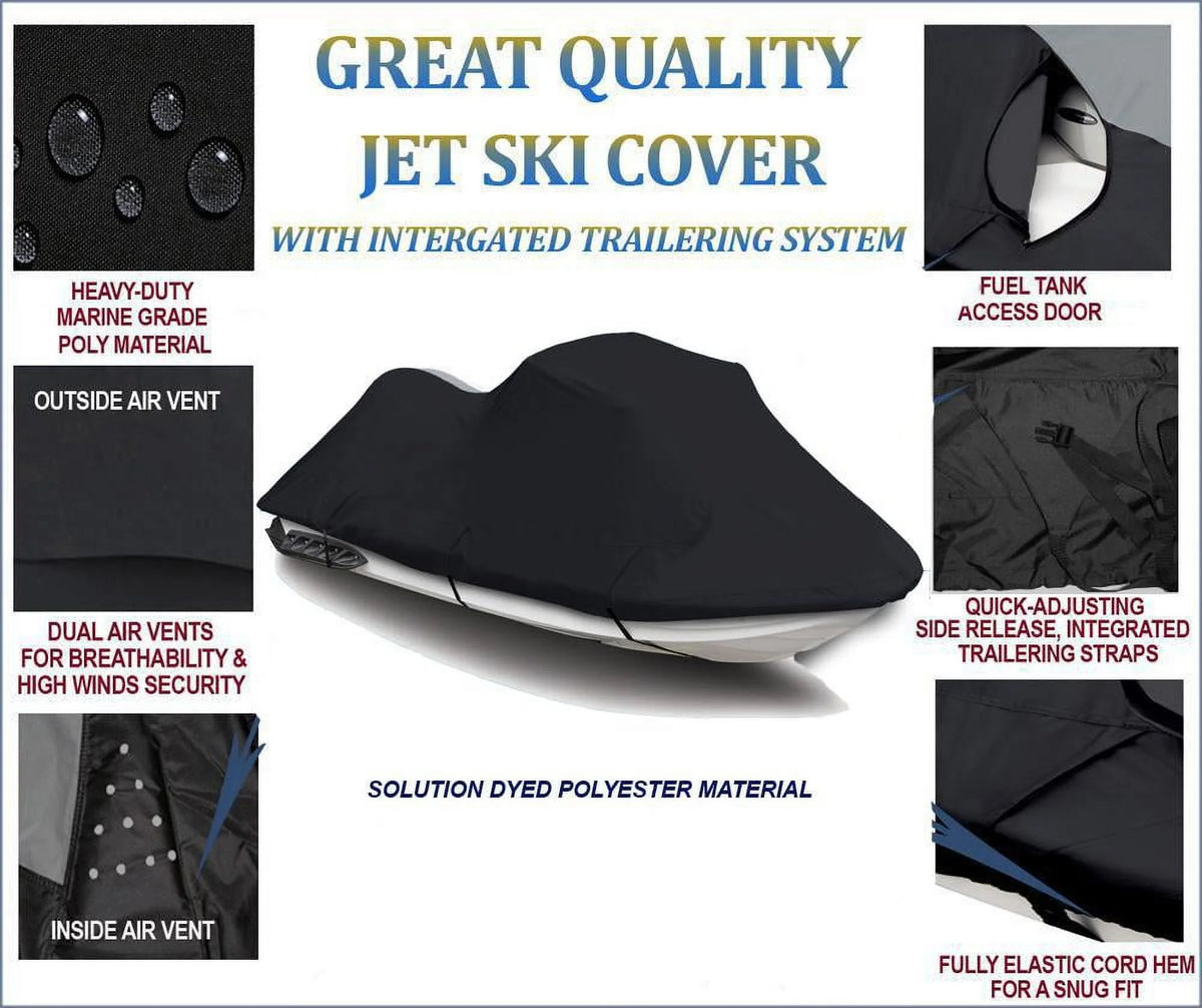 Black 600 Denier Jet Ski Cover L765377