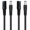 3ft DC Extension Cable 5.5mm x 2.1mm Male to Female Power Cord M395803