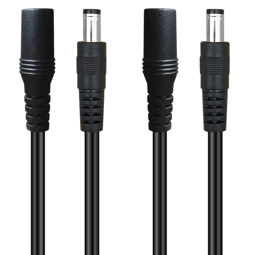 3ft DC Extension Cable 5.5mm x 2.1mm Male to Female Power Cord M395803