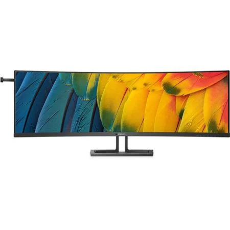 45" Curved LCD Monitor, 32:9, Textured Black D563269