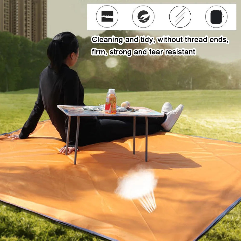 Waterproof Shade Sail Oxford Cloth Awning Canopy W795848