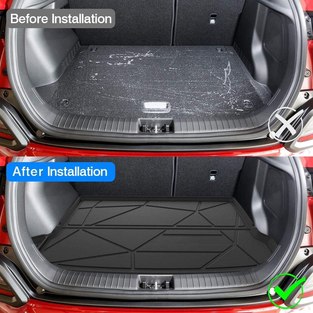 Cargo Trunk Liner Floor Mat TPO Pack of 2 M2012