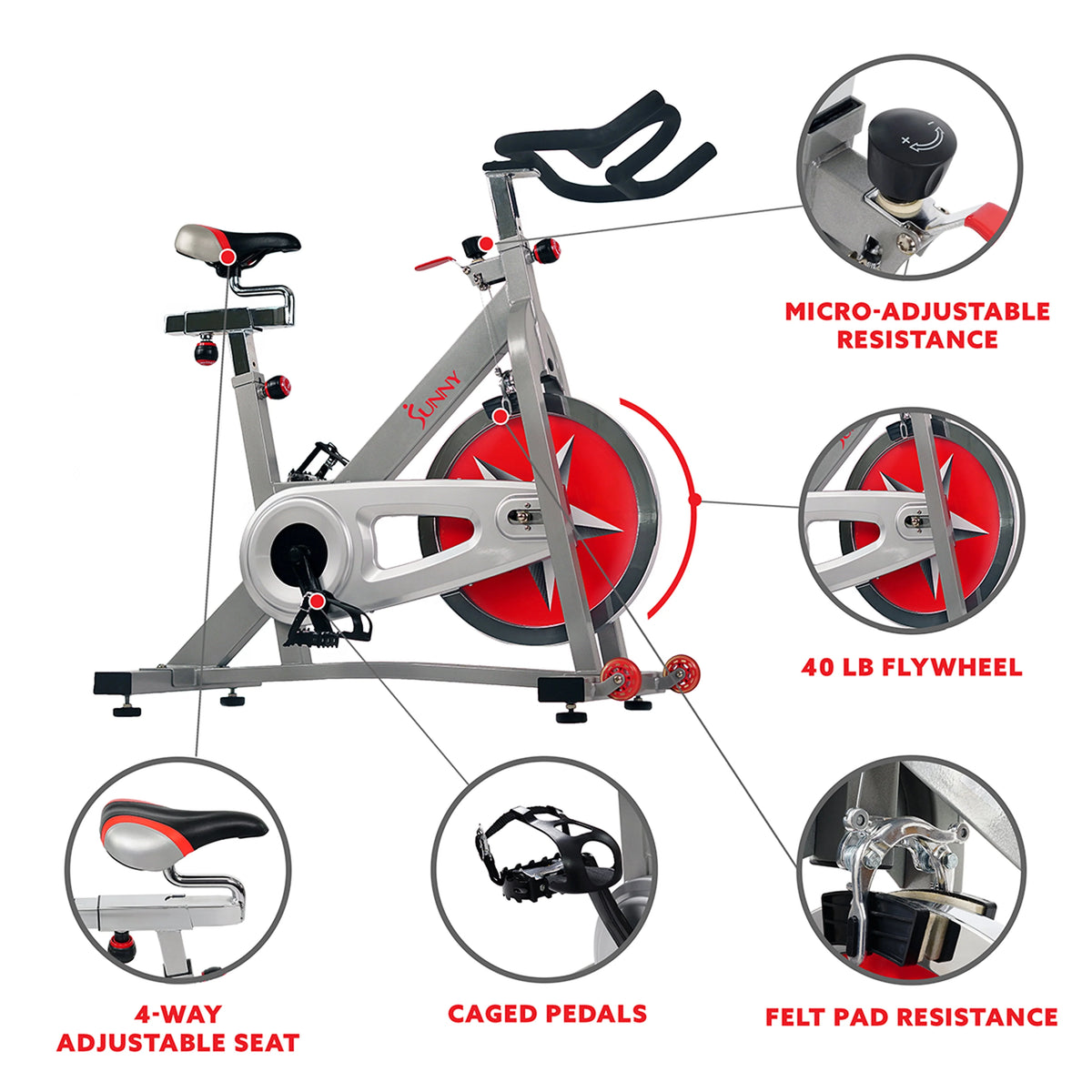 Stationary Indoor Cycling Exercise Bike M457