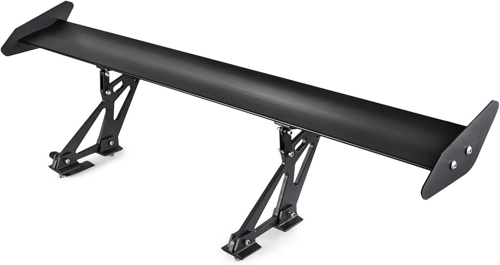 Wing Spoiler 43.3" Single Deck Adjustable Angle Universal Lightweight Aluminum Rear Spoiler Pack of 2 P64751
