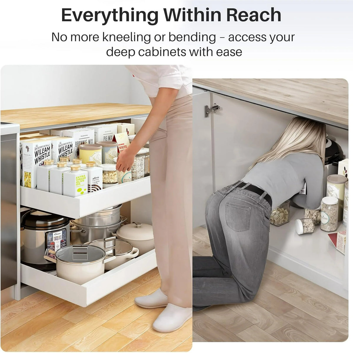 Expandable Heavy Duty Pull out Cabinet Organizer O220701