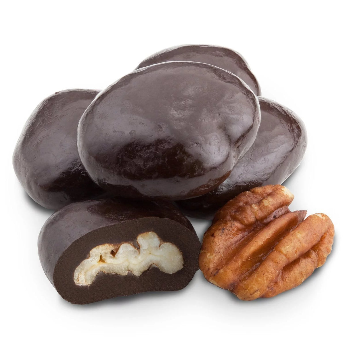 Dark Chocolate Covered Pecans 5 LB B375