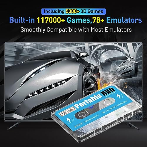 500G External Hard Drive with 111700 Games Z360536