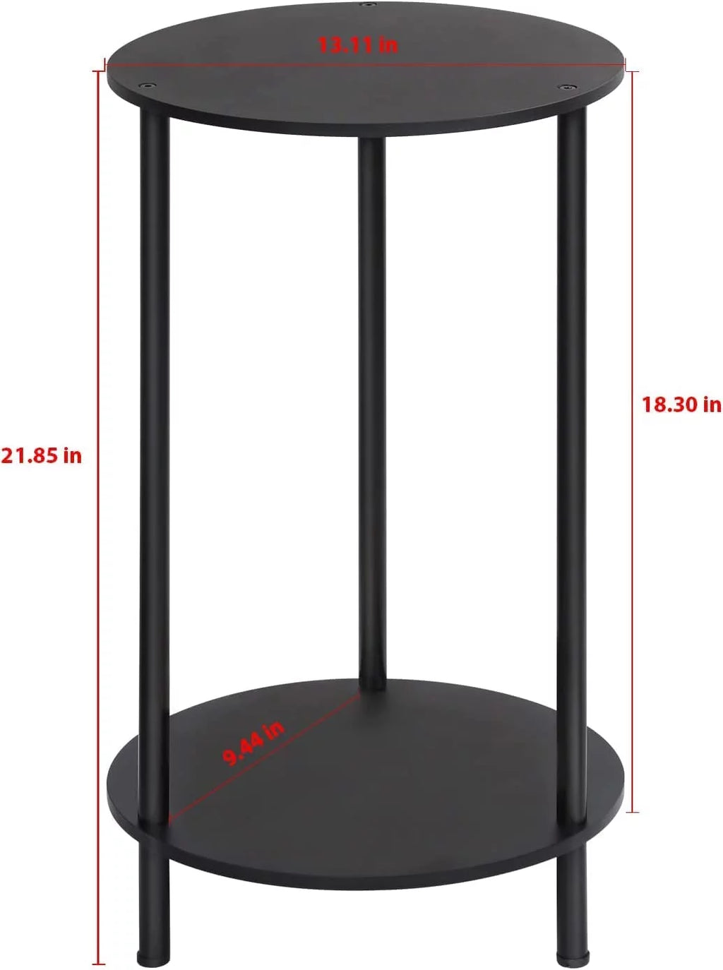Set of 2 Small Round 2 Tiers Side Table V3951