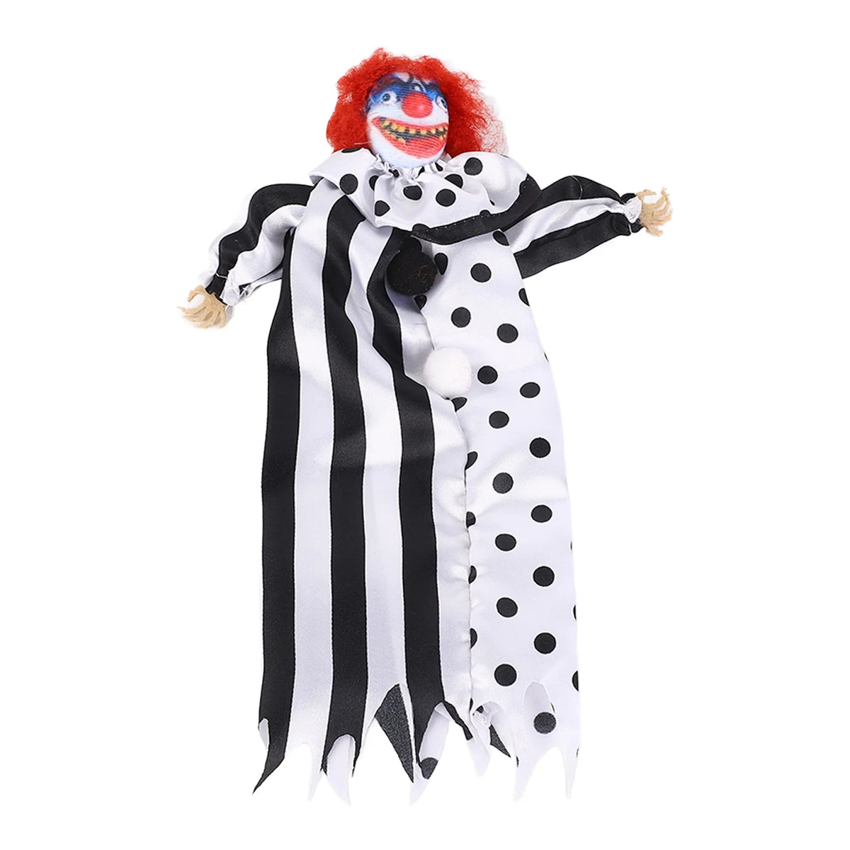 Hanging Clown Doll Decoration Black Approx. 25X15cm C6612