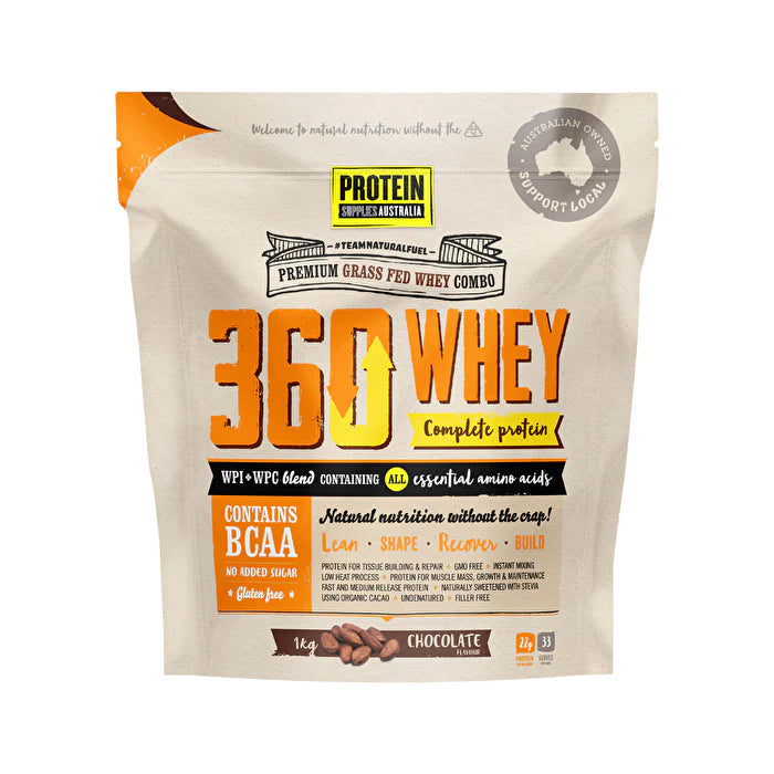 360Whey Chocolate WPI+WPC Combo 1kg R3580