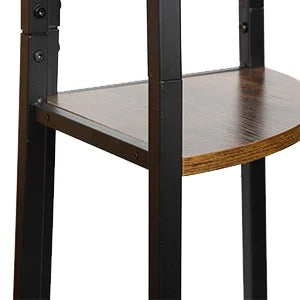 65 Inch Brown 5-Tier Corner Shelf T52393