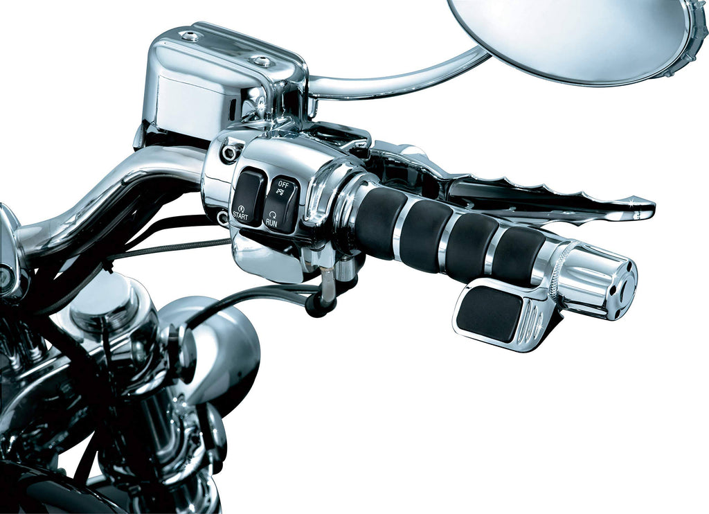 Chrome ISO-grip for Dual Cable Throttle Z357