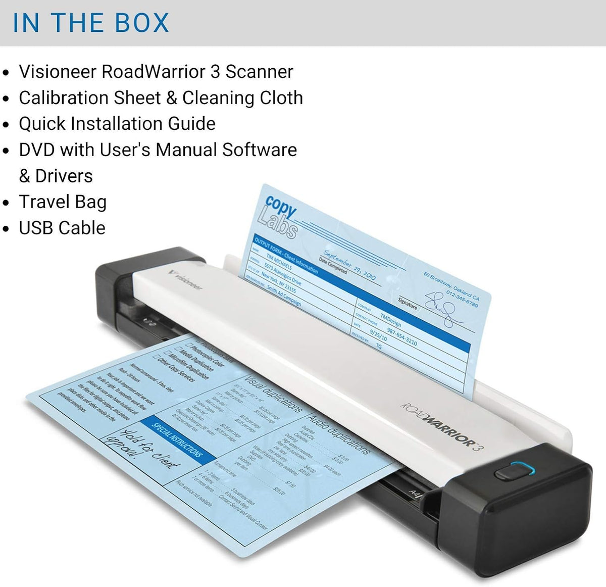 USB Powered Mobile Document Scanner T565835