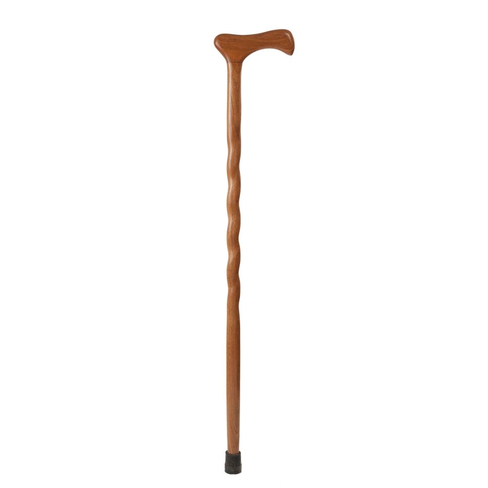 Walnut Mesquite Wood Walking Cane, 37 inch U9453