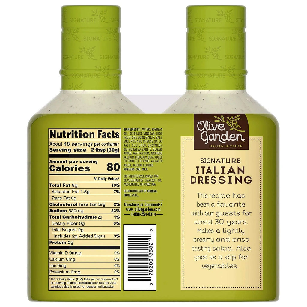 Italian Dressing (24 Ounce bottle, 2 Count) I77227
