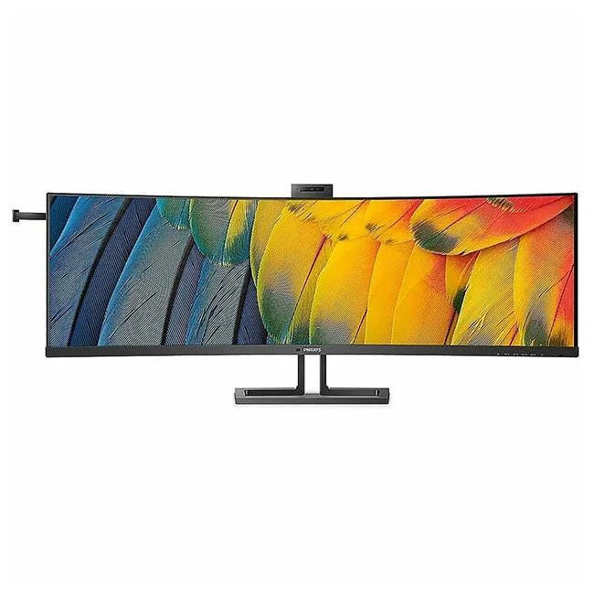 45" Curved LCD Monitor, 32:9, Textured Black D563269