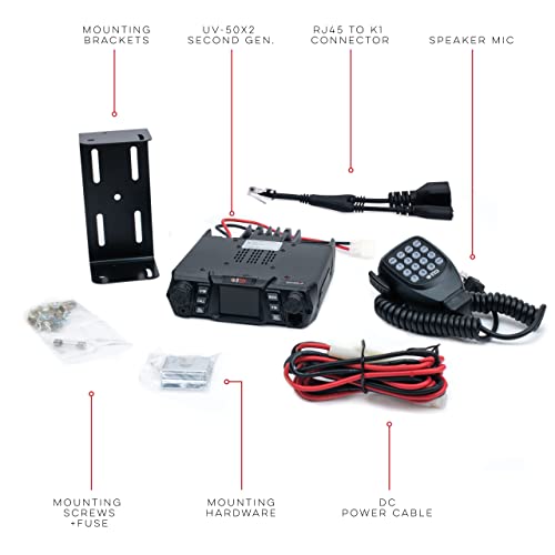 50 Watt Dual Band VHF UHF Mobile Radio M3213