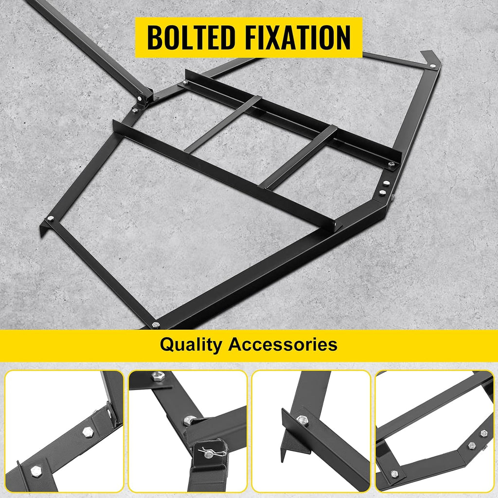 66" Width Tow Behind Steel Driveway Drag Harrow R56538