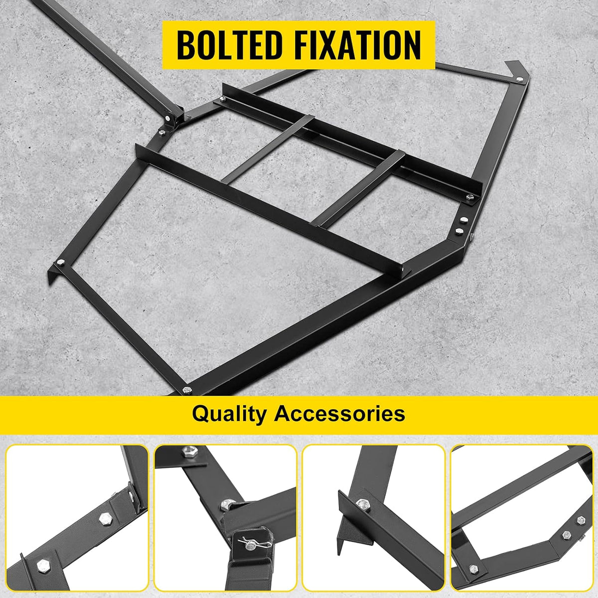 66" Width Tow Behind Steel Driveway Drag Harrow R56538