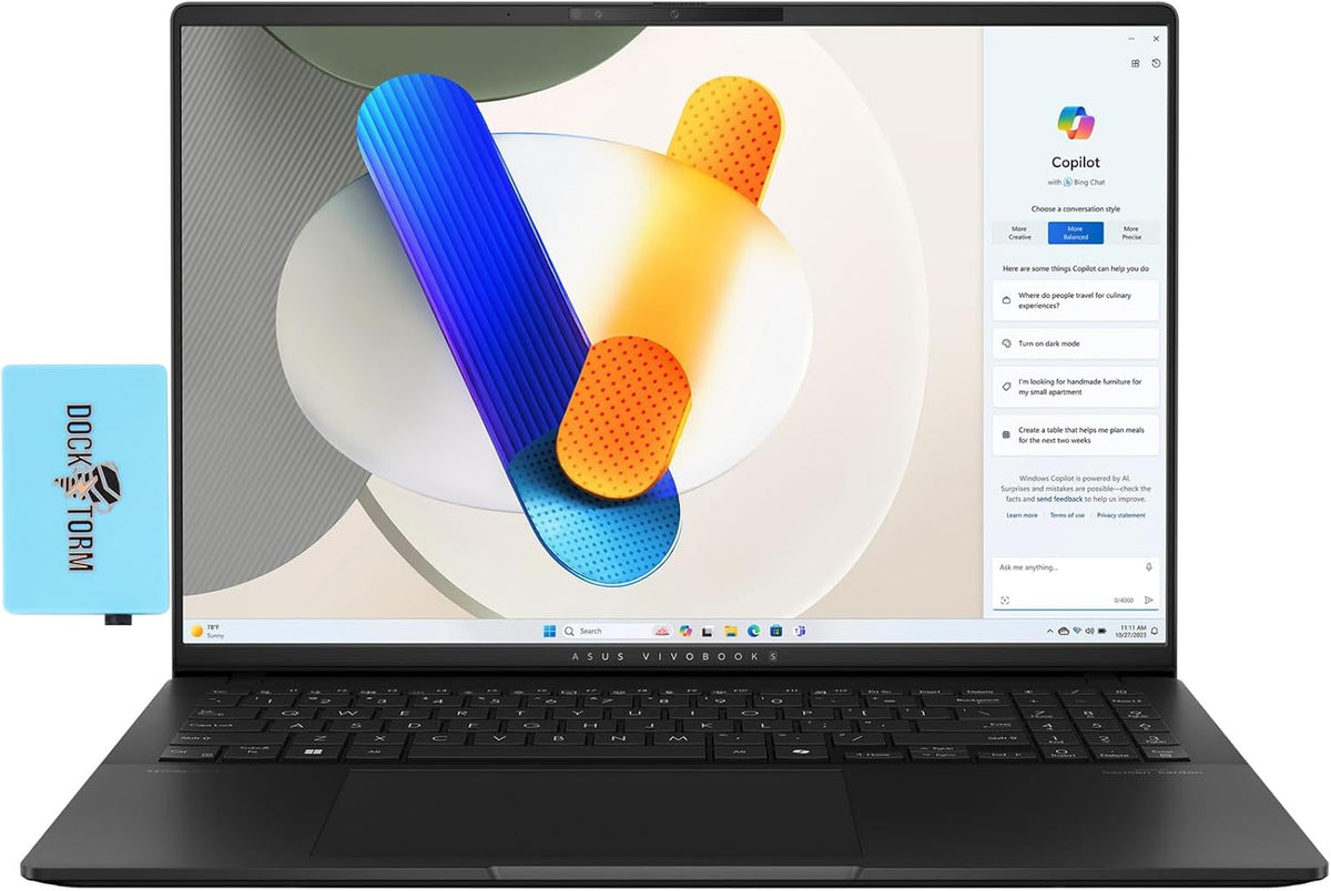 16.0" 3.2K OLED Laptop (Intel Ultra 9, 16GB RAM, 1TB SSD, Intel Arc, RGB Backlit KB, Thunderbolt 4, WiFi 6E, Win 10 Pro) Q5568
