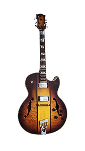 Natural Semi-Hollow-Body Electric Guitar S544