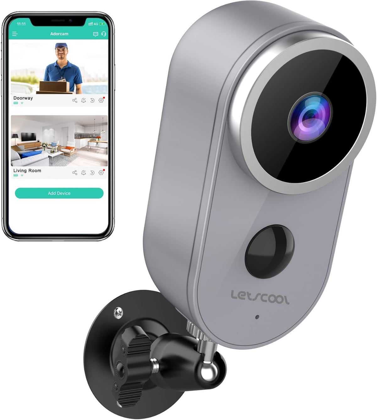 Wireless 1080P Rechargeable Battery WiFi Security Camera G74229