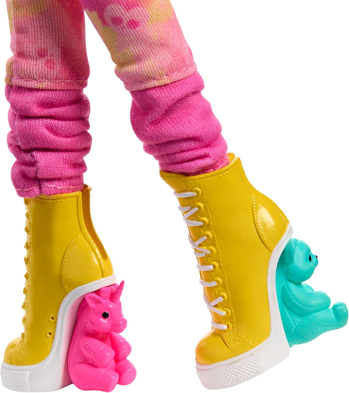 Pink Doll with Beret and Backpack L365703