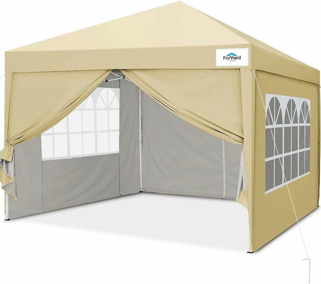 10'x10' Pop Up Canopy Tent with Sidewalls Z6252
