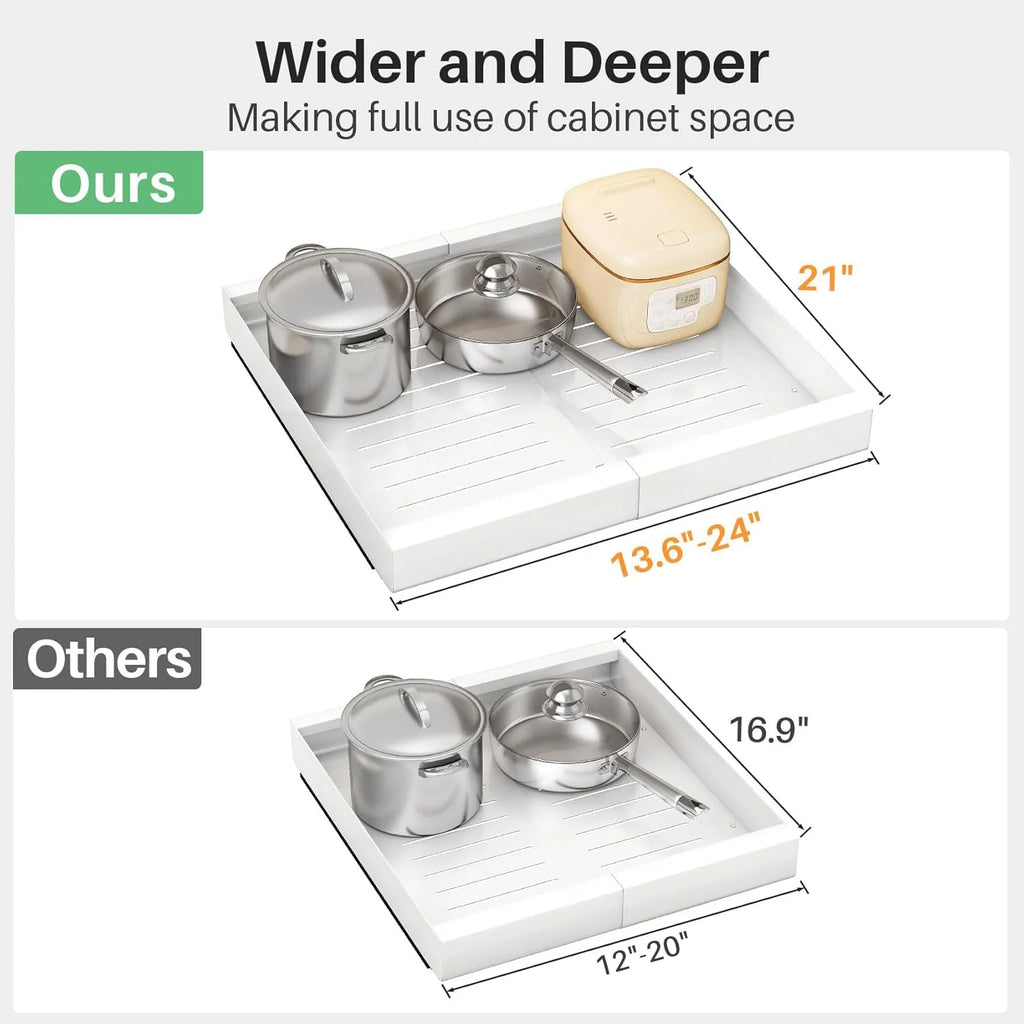Expandable Heavy Duty Pull out Cabinet Organizer O220701