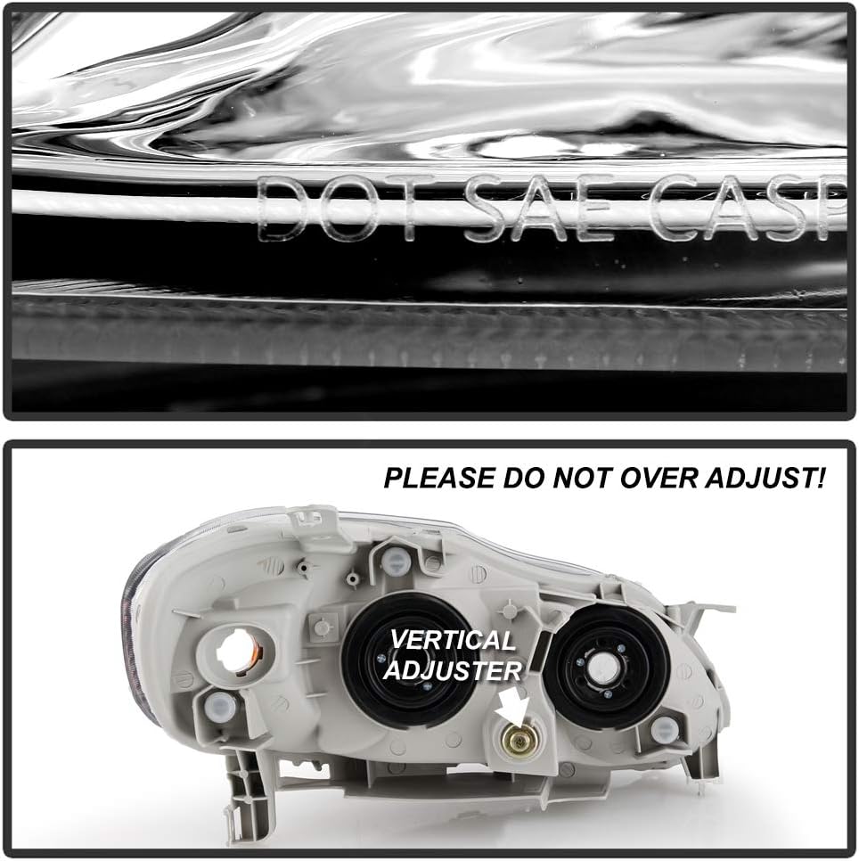 Toyota Corolla Replacement Headlights Amber Signal Lamp Driver + Passenger Side J43501
