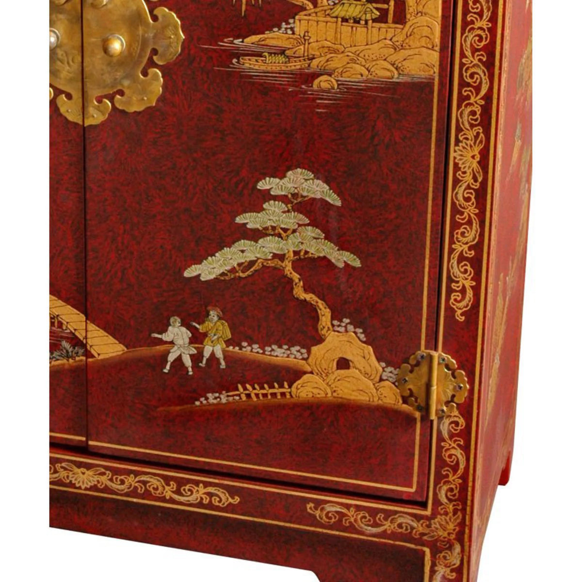 Red Lacquer Cabinet W739