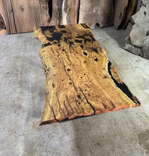 Epoxy Wooden Dining Table (30 x 36 x 24 Inches) C451