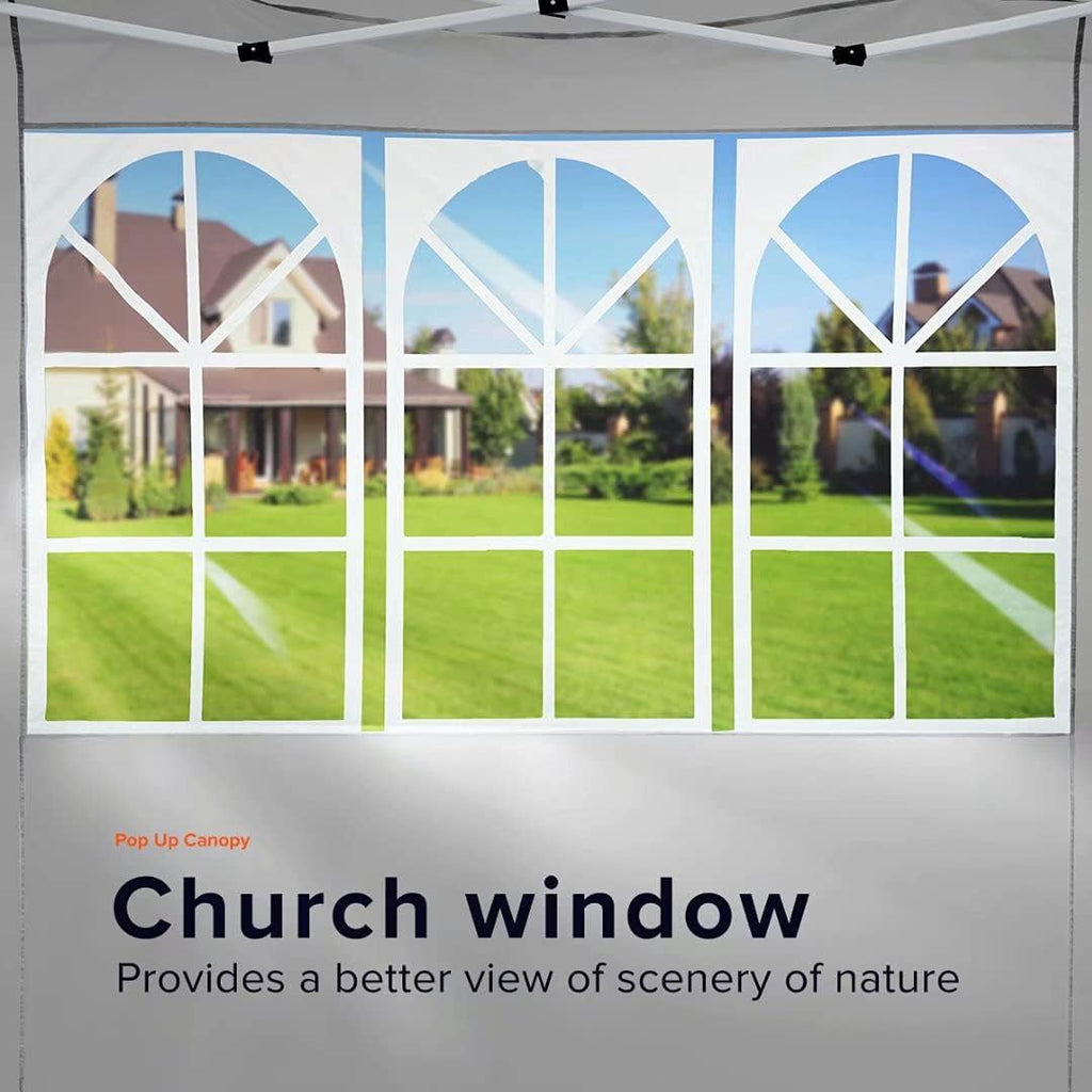10'x10' Pop Up Canopy Tent with Sidewalls Z6252