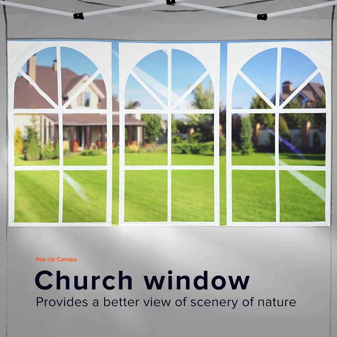 10'x10' Pop Up Canopy Tent with Sidewalls Z6252