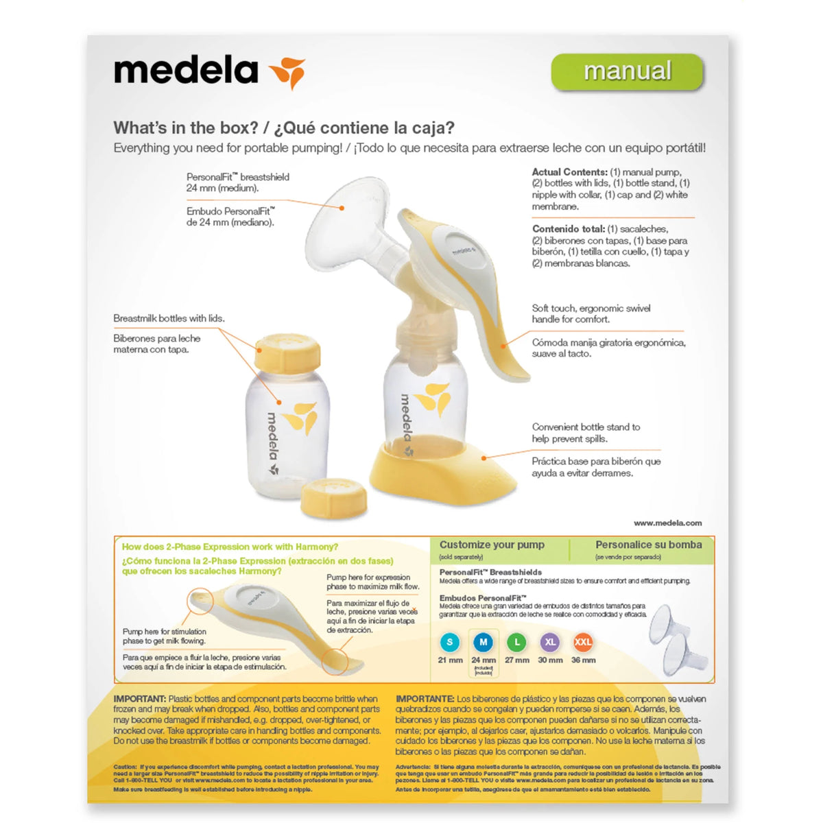 Manual Breast Pump 1 Count O78398