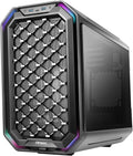 Black/Red Aluminum ATX Mid Tower Computer Case K3614